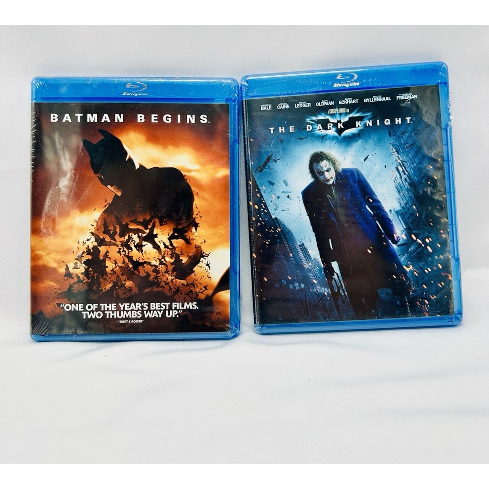 Batman Begins The Dark Knight Blu-Ray Bundle *Sealed 2 Movies